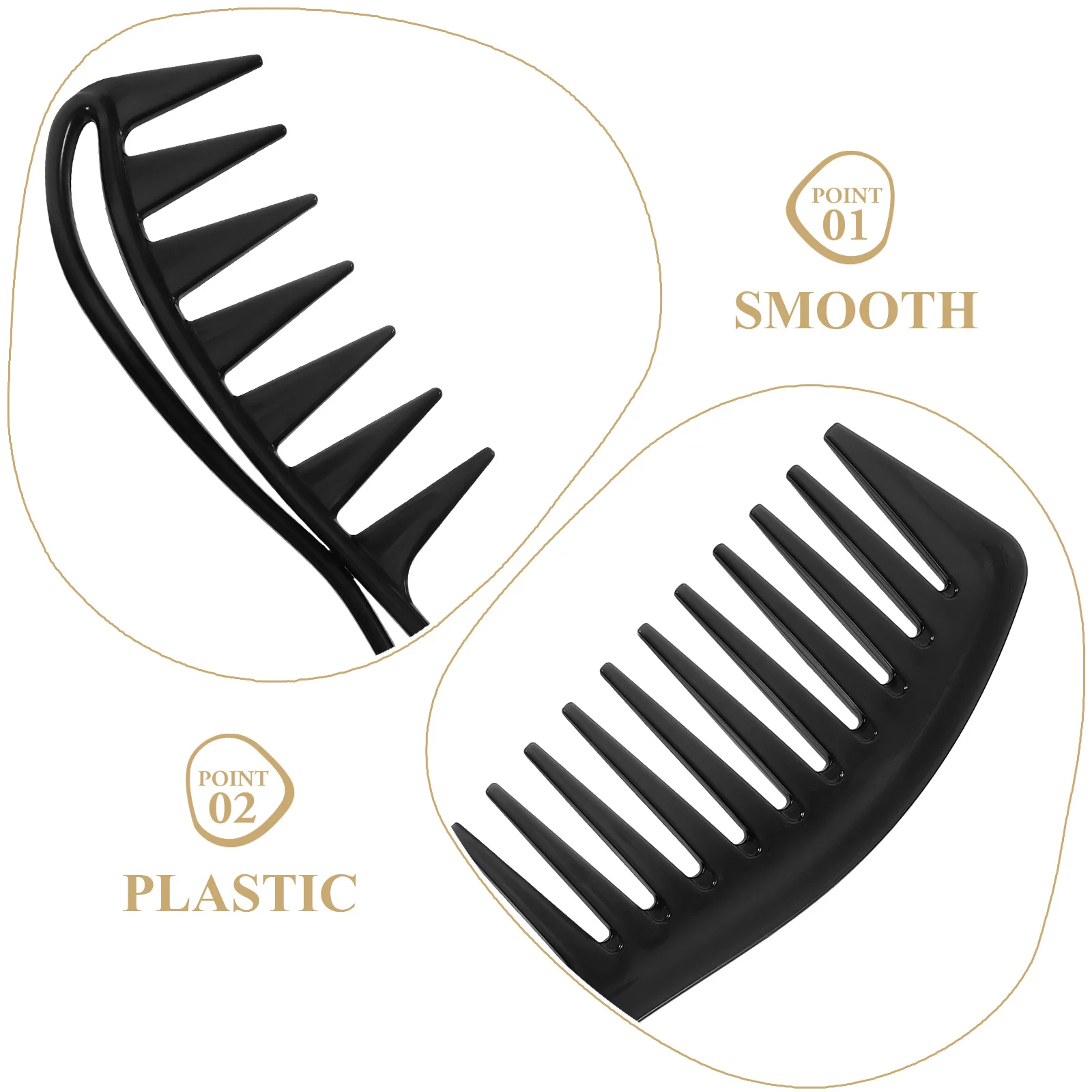4pcs Men Wide Tooth For Wet Barber Set Plastic Combs Barber Styling Hair Comb Tool Professional Hair Comb Set Salon Use
4pcs Men Wide Tooth For Wet Barber Set Plastic Combs Barber Styling Hair Comb Tool Professional Hair Comb Set Salon Use