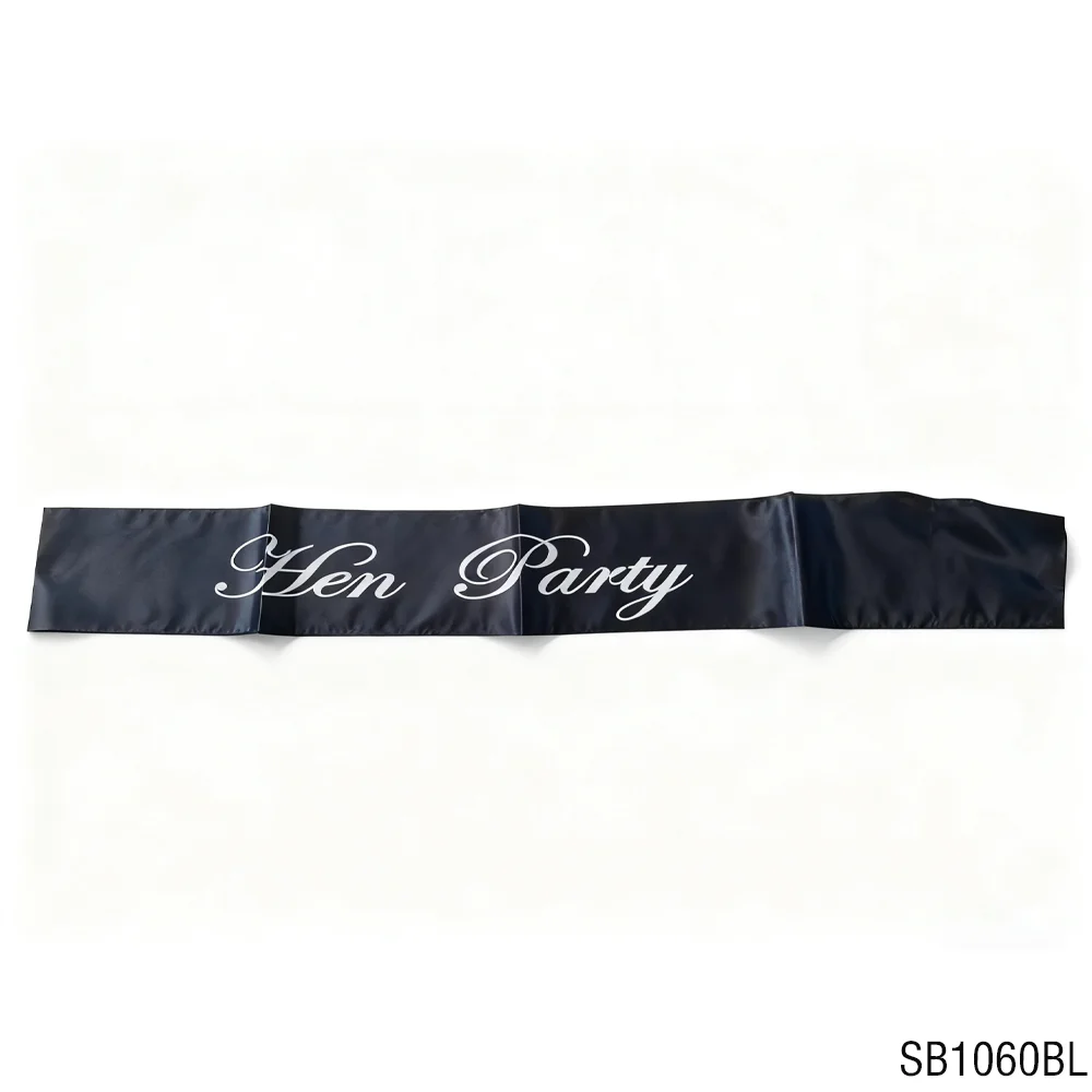 PESENAR This is a black Hen Party party strap elegant font suitable for Bridal Party
PESENAR This is a black Hen Party party strap elegant font suitable for Bridal Party
