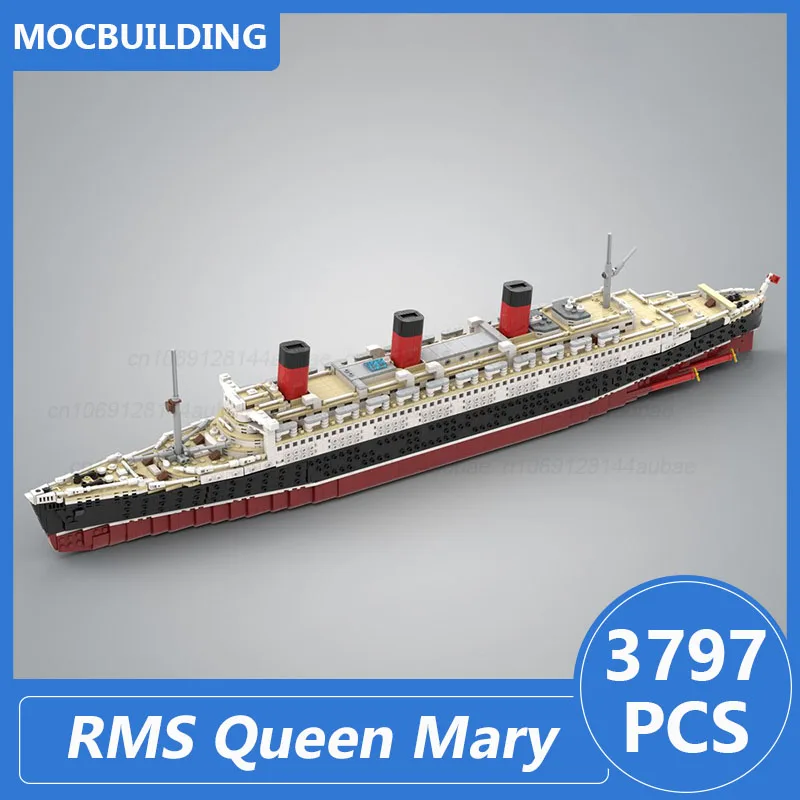 RMS Queen Mary Ship 1:400 Scale Model Moc Building Blocks Diy Assemble Bricks Transportation Boat Collection Toys Gifts 3797PCS
RMS Queen Mary Ship 1:400 Scale Model Moc Building Blocks Diy Assemble Bricks Transportation Boat Collection Toys Gifts 3797PCS
