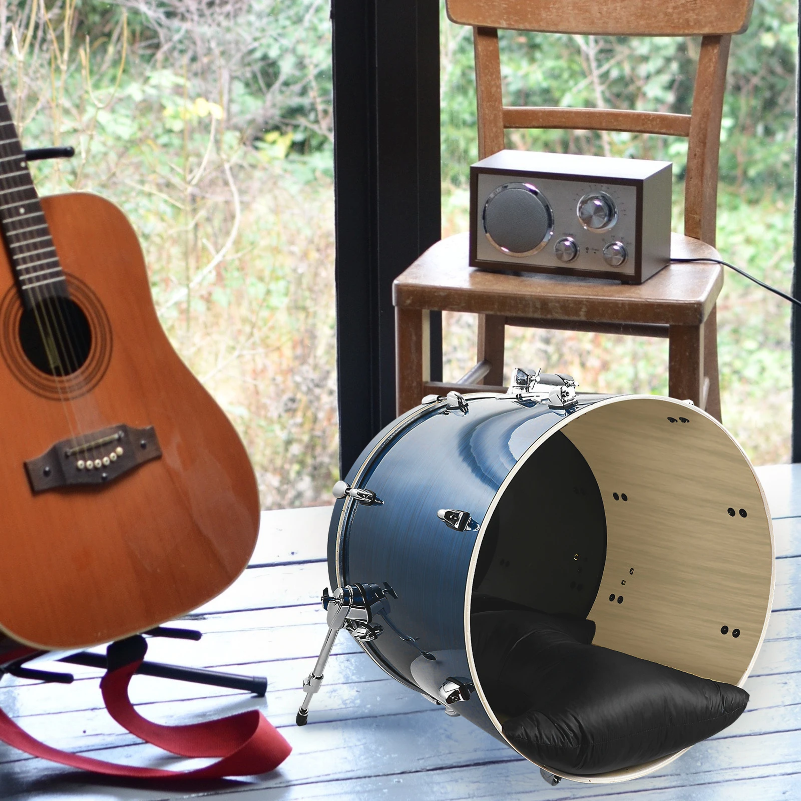 Толстая подушка для барабана, звукоизоляционные подушечки для глушителя, черный демпфер, бас-барабан, поглощающий хлопок, простая установка, удаление
Толстая подушка для барабана, звукоизоляционные подушечки для глушителя, черный демпфер, бас-барабан, поглощающий хлопок, простая установка, удаление