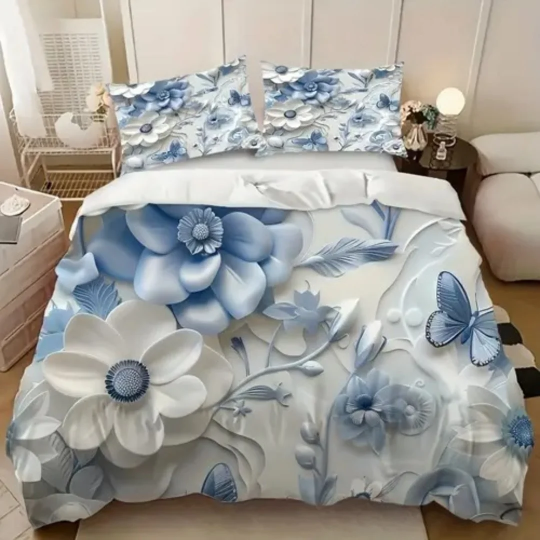 3D Embossed Printed Duvet Cover Queen King Size HD Printed Bedding Set Room Decoration Exquisite Luxury Quilt Cover 3 Pcs
3D Embossed Printed Duvet Cover Queen King Size HD Printed Bedding Set Room Decoration Exquisite Luxury Quilt Cover 3 Pcs