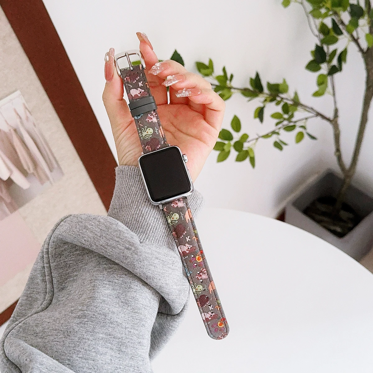 Animal print flannelette strap for Apple watch38mm40mm41mm 42mm44mm 45mm49mm, iWatch Series 9 8-2
Animal print flannelette strap for Apple watch38mm40mm41mm 42mm44mm 45mm49mm, iWatch Series 9 8-2