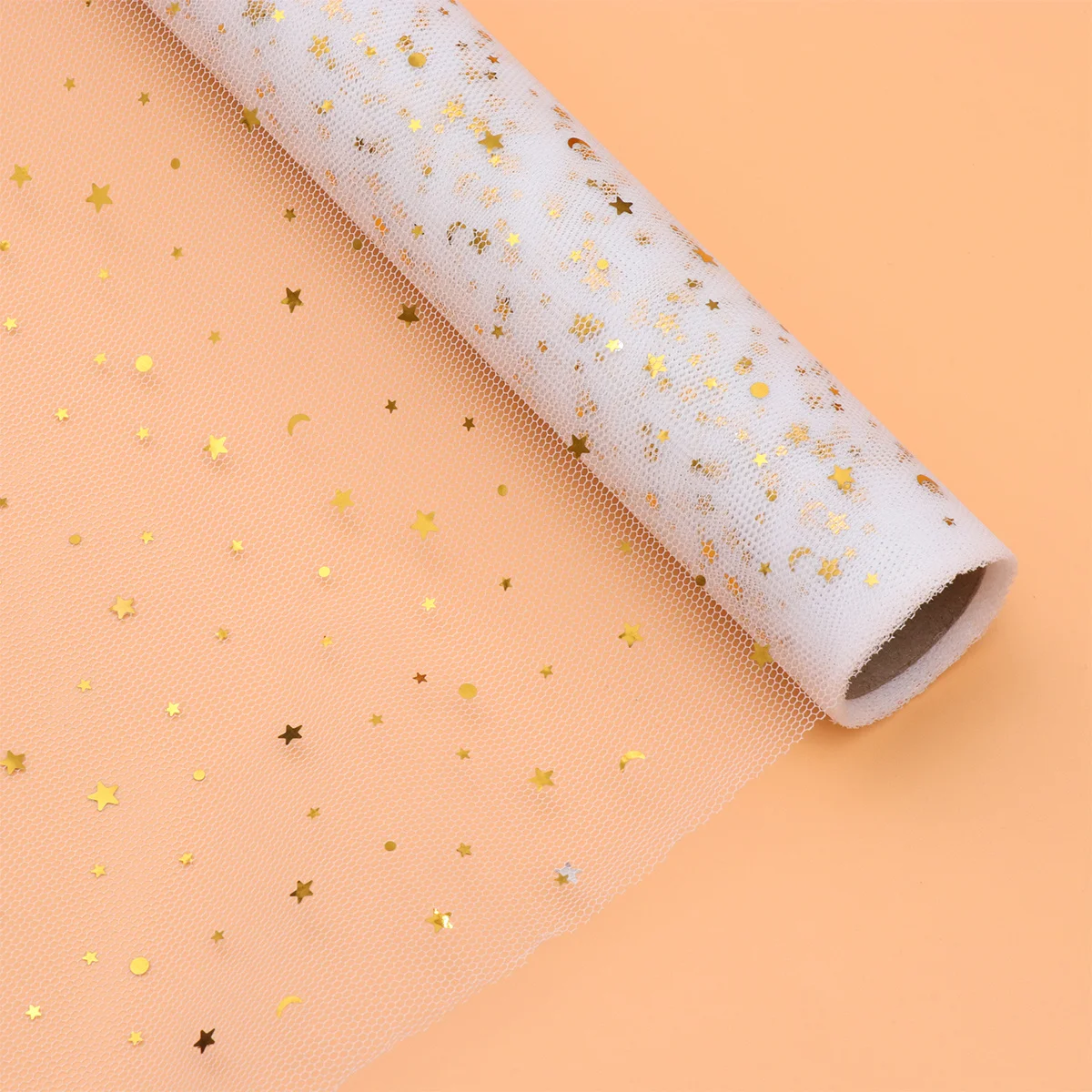 Flower Wrapping Gauze White Star Moon Pattern Yarn for Baby Shower Birthday Gift Packaging Flower Wrapping Material
Flower Wrapping Gauze White Star Moon Pattern Yarn for Baby Shower Birthday Gift Packaging Flower Wrapping Material