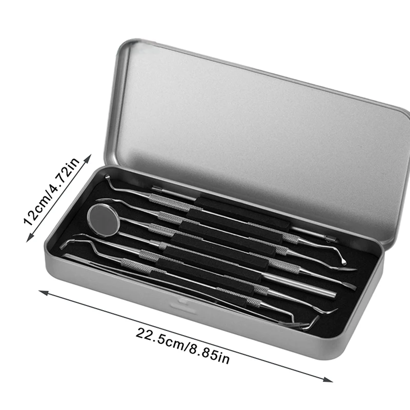 Набор для чистки зубов: Скребок для удаления зубного налета, инструменты для ухода за полостью рта из нержавеющей стали 304, зеркало для осмотра рта, зонд, защита от зубного камня
Набор для чистки зубов: Скребок для удаления зубного налета, инструменты для ухода за полостью рта из нержавеющей стали 304, зеркало для осмотра рта, зонд, защита от зубного камня