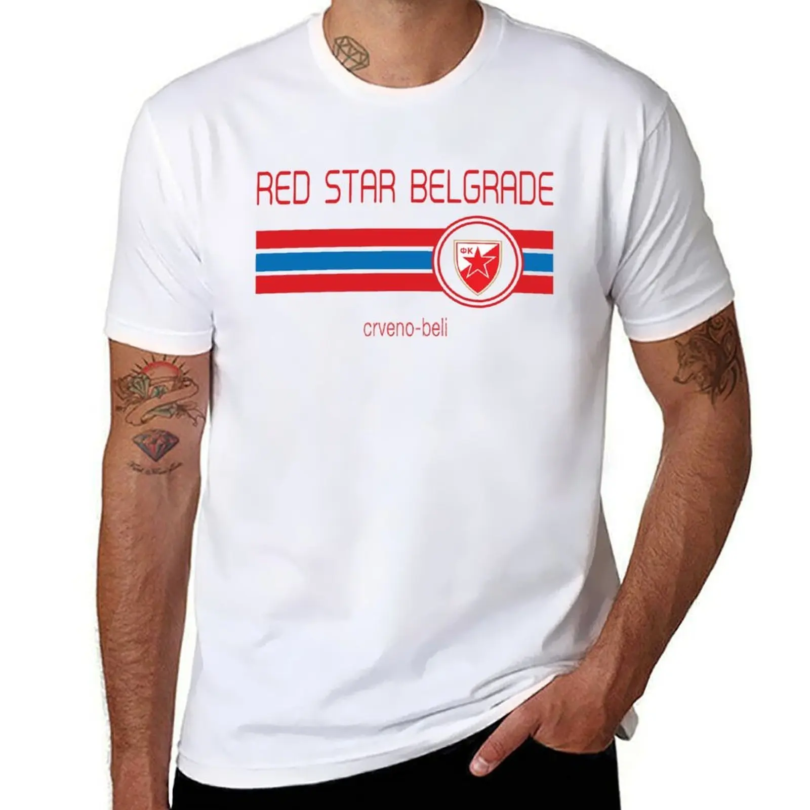Super Liga - Red Star Belgrade (Away White) T-Shirt essential t shirt cotton t shirts high quality T-Shirt
Super Liga - Red Star Belgrade (Away White) T-Shirt essential t shirt cotton t shirts high quality T-Shirt
