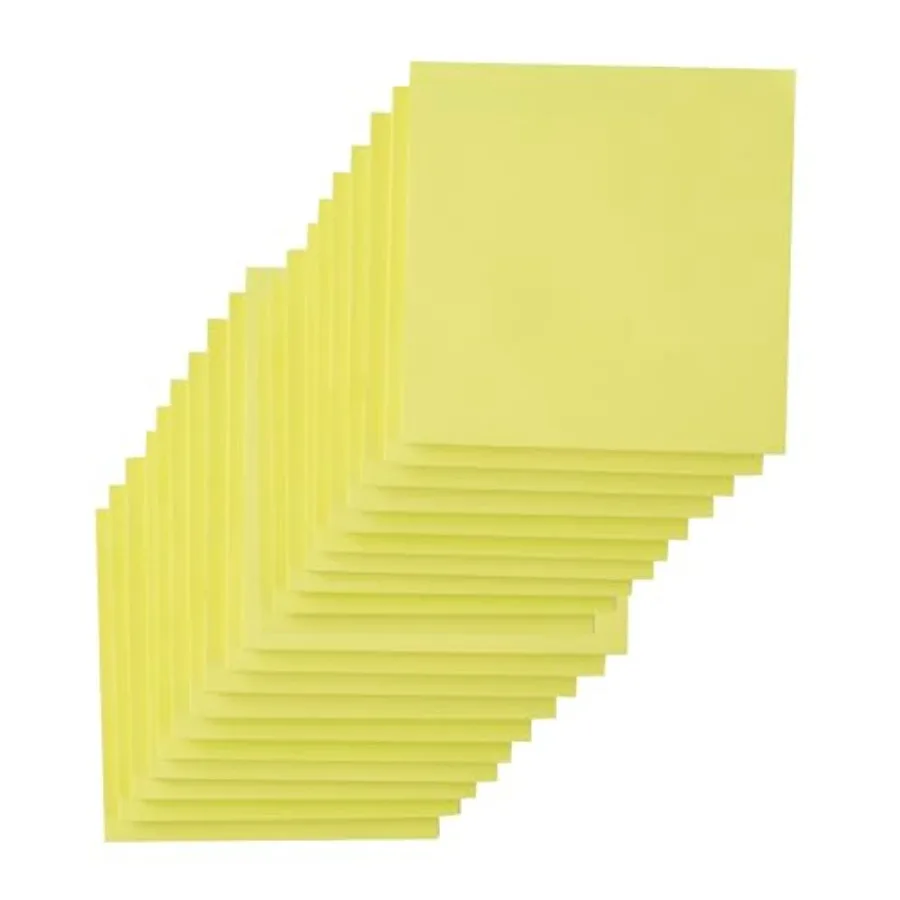 Pads Sticky Notes 3x3 Inch, Yellow Colors Self-Stick Pads, Easy to Post for Home, Office, Notebook
Pads Sticky Notes 3x3 Inch, Yellow Colors Self-Stick Pads, Easy to Post for Home, Office, Notebook