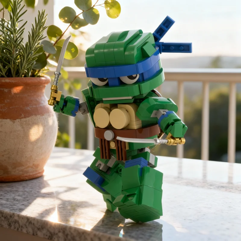 341 деталь MOC TMNT Леонардо: Архитектурный конструктор, модель для сборки, творческая идея, рождественский подарок, развивающая игрушка для детей
341 деталь MOC TMNT Леонардо: Архитектурный конструктор, модель для сборки, творческая идея, рождественский подарок, развивающая игрушка для детей