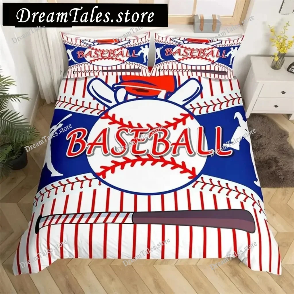 3D Print Baseball Duvet Cover Set Sports Theme Bedding Set King Baseball Gaming Geometry Stripe Quilt Cover for Boy Girl
3D Print Baseball Duvet Cover Set Sports Theme Bedding Set King Baseball Gaming Geometry Stripe Quilt Cover for Boy Girl