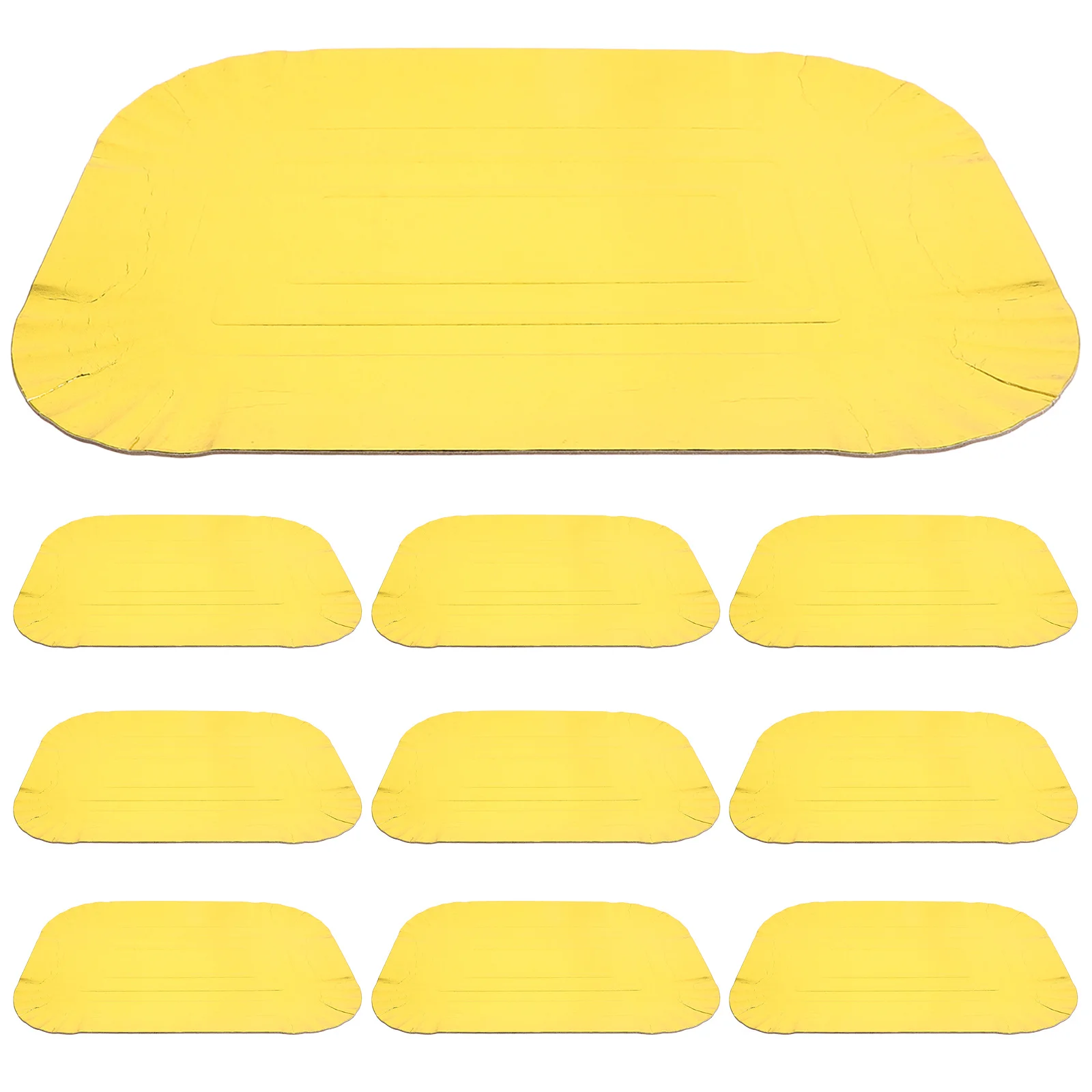 10Pcs Plain Golden Aluminum Foil Trays Food Safe Disposable Tableware for Feast Event Catering Picnic Banquet Roasting Baking
10Pcs Plain Golden Aluminum Foil Trays Food Safe Disposable Tableware for Feast Event Catering Picnic Banquet Roasting Baking