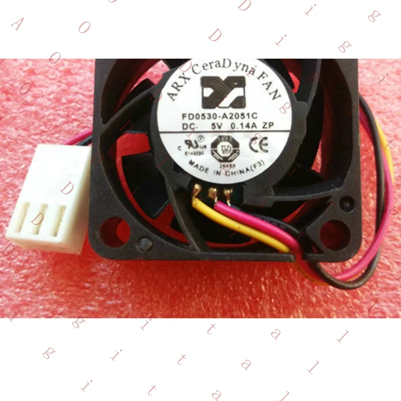 L... 1pcs New for ARX FD0530-A2051C DC5V 0.14A 3-wire cooling fan#QW
L... 1pcs New for ARX FD0530-A2051C DC5V 0.14A 3-wire cooling fan#QW
