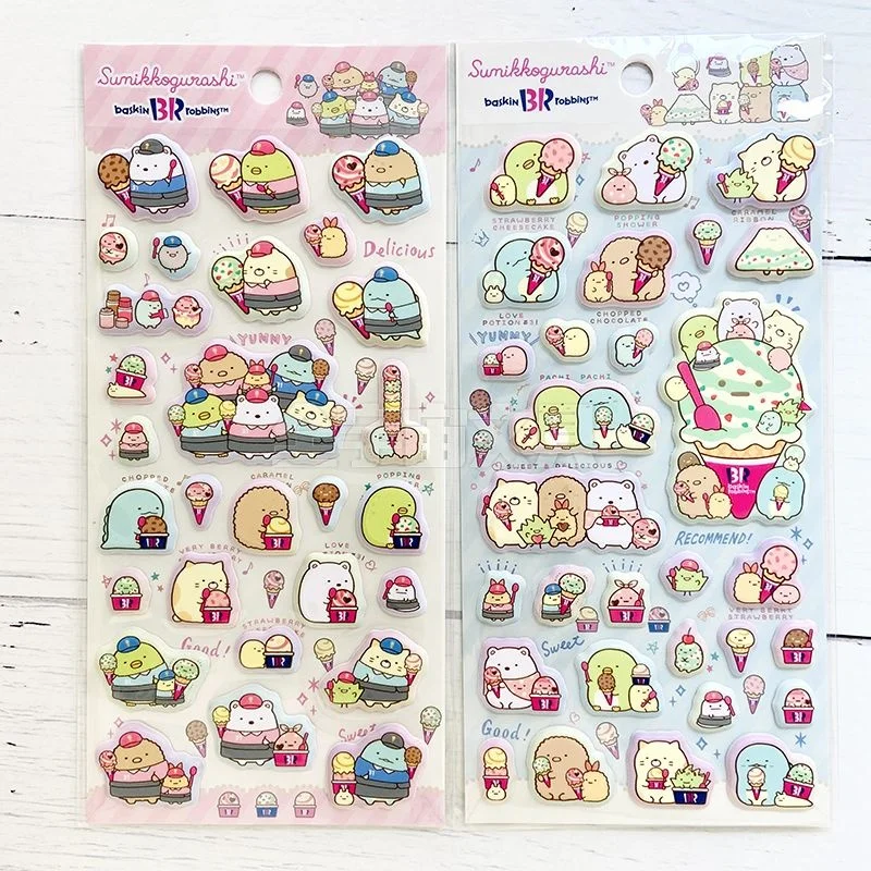 Bandai Sumikkogurashi Ice Cream Series Waiter Uniform Rilakkuma Korilakkuma Kawaii 3D Three-Dimensional Stickers Easter Gifts
Bandai Sumikkogurashi Ice Cream Series Waiter Uniform Rilakkuma Korilakkuma Kawaii 3D Three-Dimensional Stickers Easter Gifts