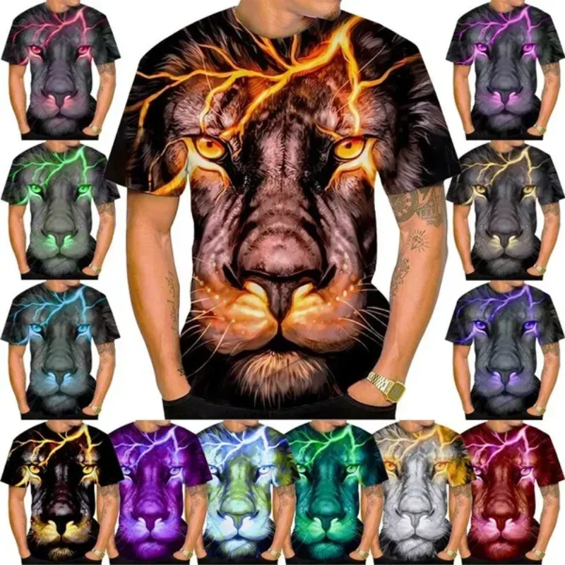 New Lion 3D Print T-Shirt for Unisex Fashion Men Clothing Hip-Hop Cool Casual Animal Graphic T Shirt Harajuku Tops Tees
New Lion 3D Print T-Shirt for Unisex Fashion Men Clothing Hip-Hop Cool Casual Animal Graphic T Shirt Harajuku Tops Tees