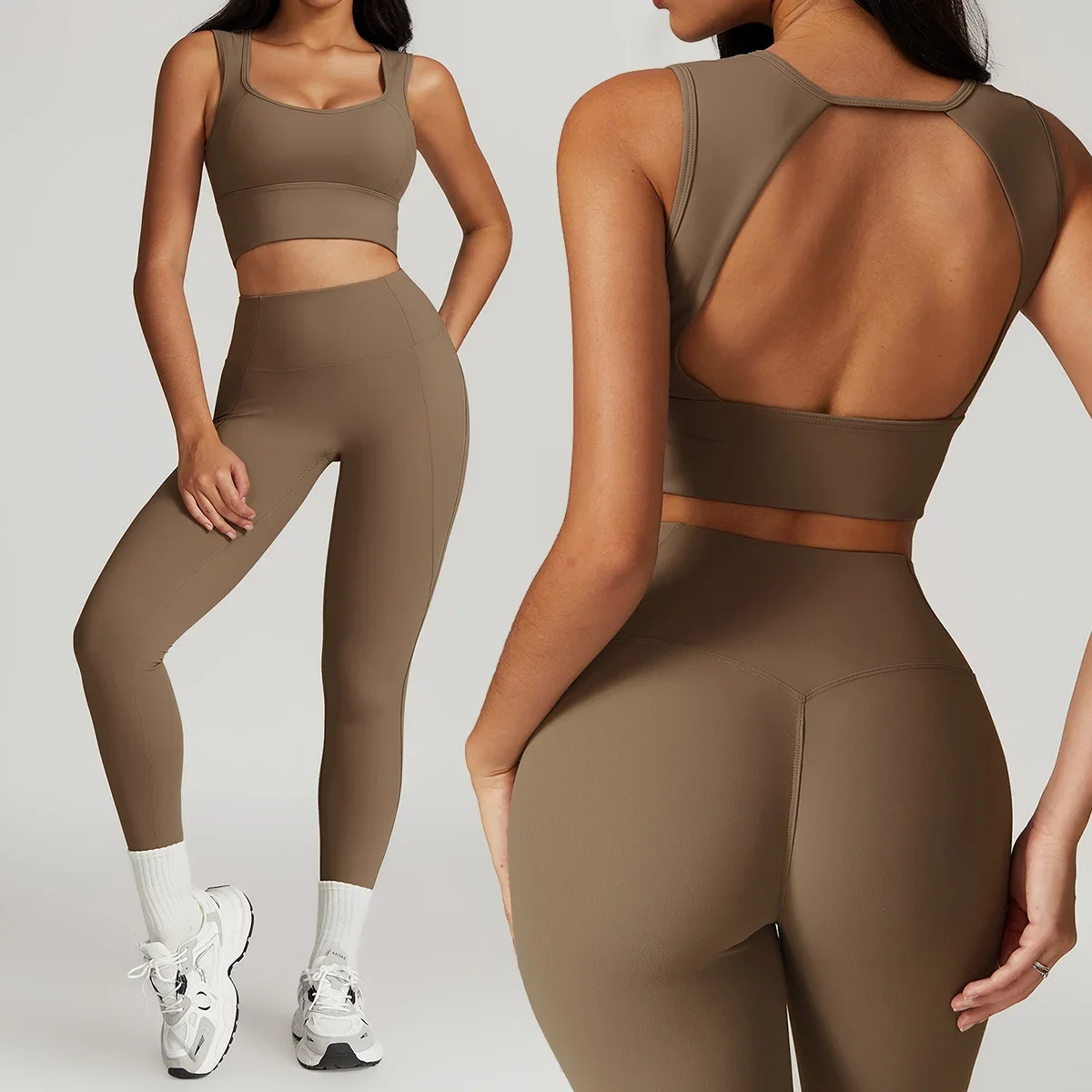 2Pieces Yoga Suits Women Sexy Tight-Fitting Sports Bra Push Up Leggings Yoga Sets Fitness Tops High Waist Flare Pants 2PCS Suits
2Pieces Yoga Suits Women Sexy Tight-Fitting Sports Bra Push Up Leggings Yoga Sets Fitness Tops High Waist Flare Pants 2PCS Suits