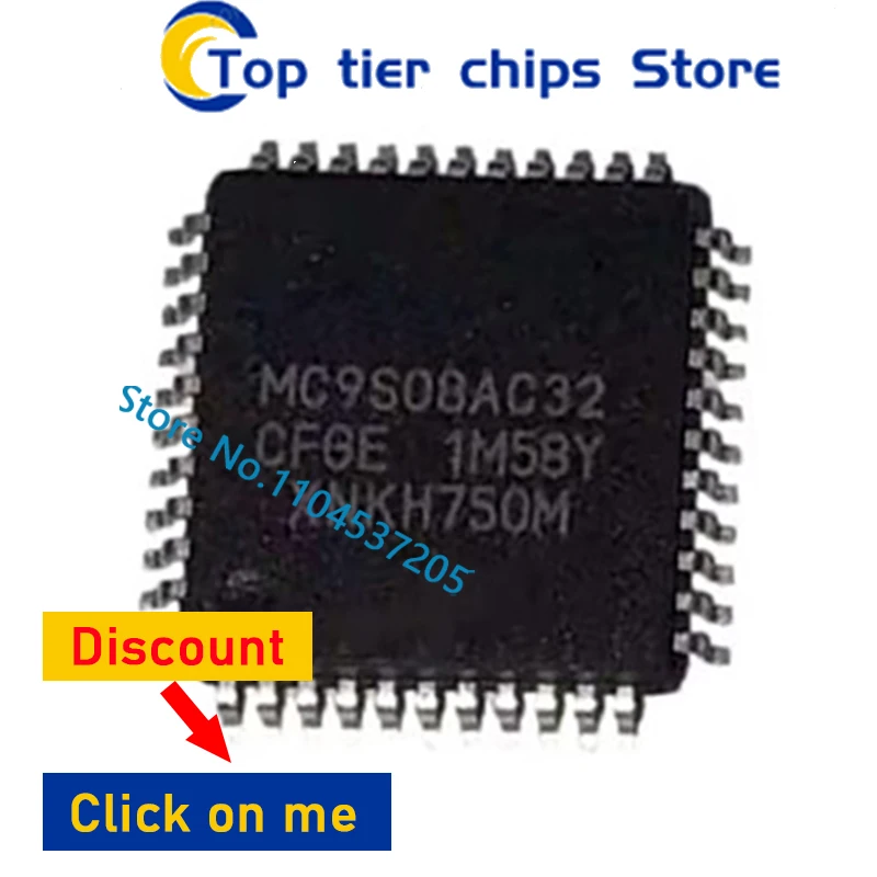 5PCS~20PCS/LOT 100% new MC9S08AC32CFGE MC9S08AC32 CFGE MC9S08AC32CFGER LQFP44
5PCS~20PCS/LOT 100% new MC9S08AC32CFGE MC9S08AC32 CFGE MC9S08AC32CFGER LQFP44
