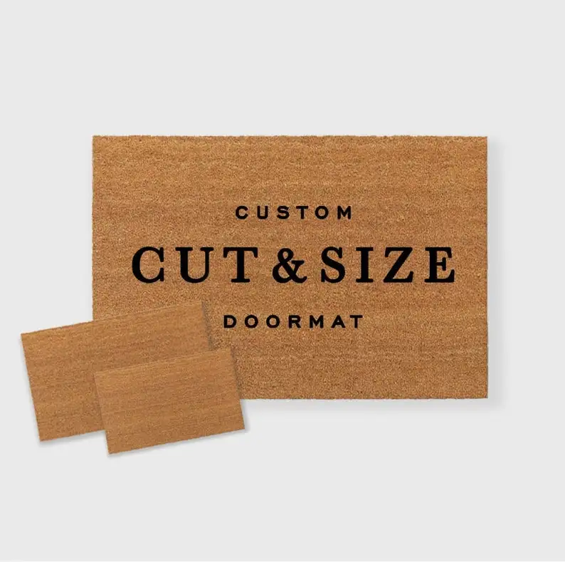 Design Your House Doormat Anti-slip Super Absorbent Coir Custom Doormat Add Your Logo Words Personalized Outdoor Front Door Rugs
Design Your House Doormat Anti-slip Super Absorbent Coir Custom Doormat Add Your Logo Words Personalized Outdoor Front Door Rugs
