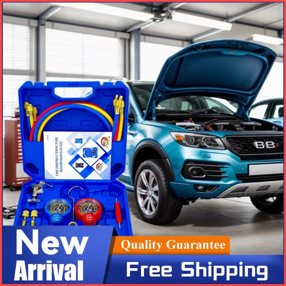 Манометрический коллектор для кондиционеров (3-ходовой), диагностический манометрический коллектор для систем кондиционирования, манометрический коллектор для заправки фреоном
Манометрический коллектор для кондиционеров (3-ходовой), диагностический манометрический коллектор для систем кондиционирования, манометрический коллектор для заправки фреоном