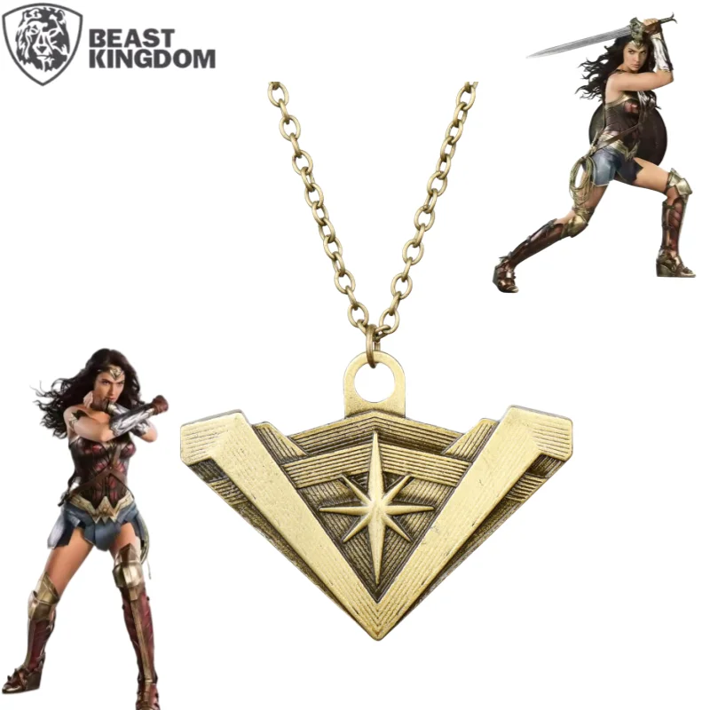 BeastKingdom Wonder Woman персонализированные периферийные устройства в стиле аниме, винтажное ожерелье, ювелирные изделия, креативный мультяшный модный кулон, праздничные подарки
BeastKingdom Wonder Woman персонализированные периферийные устройства в стиле аниме, винтажное ожерелье, ювелирные изделия, креативный мультяшный модный кулон, праздничные подарки