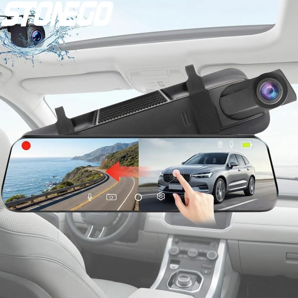 4K Dual Camera Dash Cam Front and Rear Touch Screen WiFi Car DVR 24H Parking Monitor Loop Recording G Sensor Auto Video Recorder
4K Dual Camera Dash Cam Front and Rear Touch Screen WiFi Car DVR 24H Parking Monitor Loop Recording G Sensor Auto Video Recorder