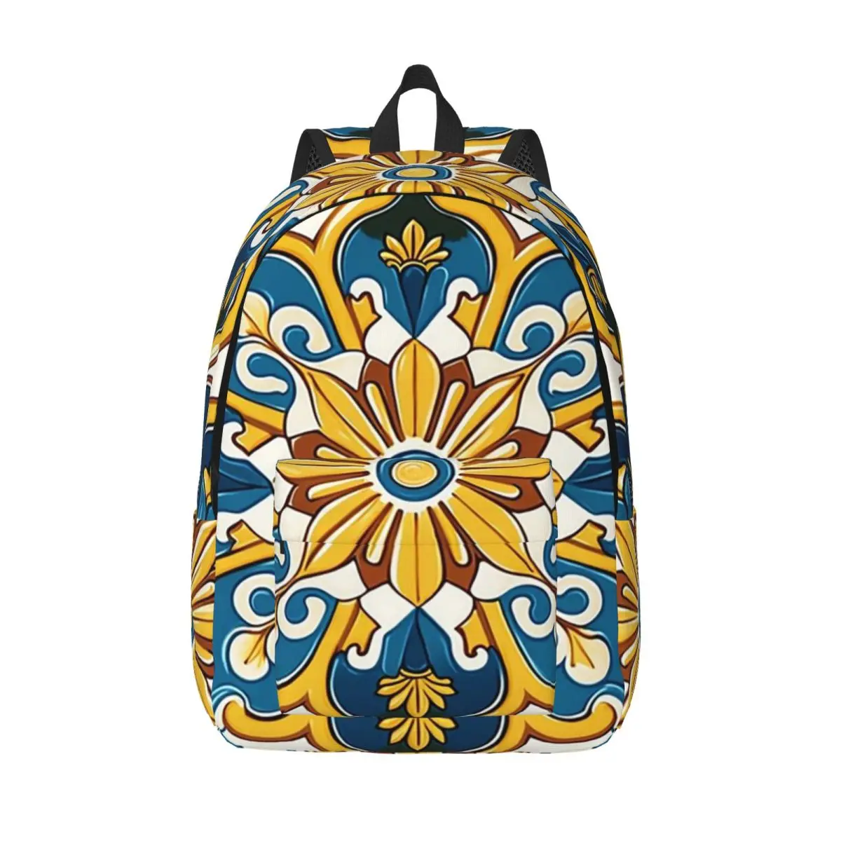 Floral Maiolica Pattern Backpack Student Boys Girls BookBag Kids School Bag Computer Shoulder Bags for Men Women
Floral Maiolica Pattern Backpack Student Boys Girls BookBag Kids School Bag Computer Shoulder Bags for Men Women