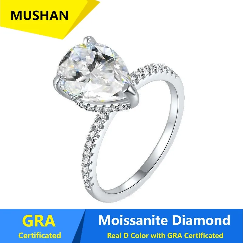 MUSHAN Luxury Jewelry 925 Sterling Silver Ring Band Women GRA Certificated Moissanite Diamond Emerald D Color Rings Fine Jewelry
MUSHAN Luxury Jewelry 925 Sterling Silver Ring Band Women GRA Certificated Moissanite Diamond Emerald D Color Rings Fine Jewelry