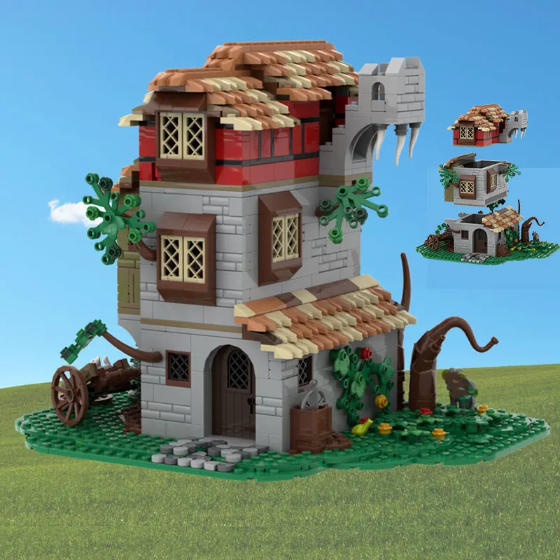 Spot MOC-217587 Medieval Witch House 191948 Viking Village Building Storage Store Small Particle Assembly Building Block Toy
Spot MOC-217587 Medieval Witch House 191948 Viking Village Building Storage Store Small Particle Assembly Building Block Toy