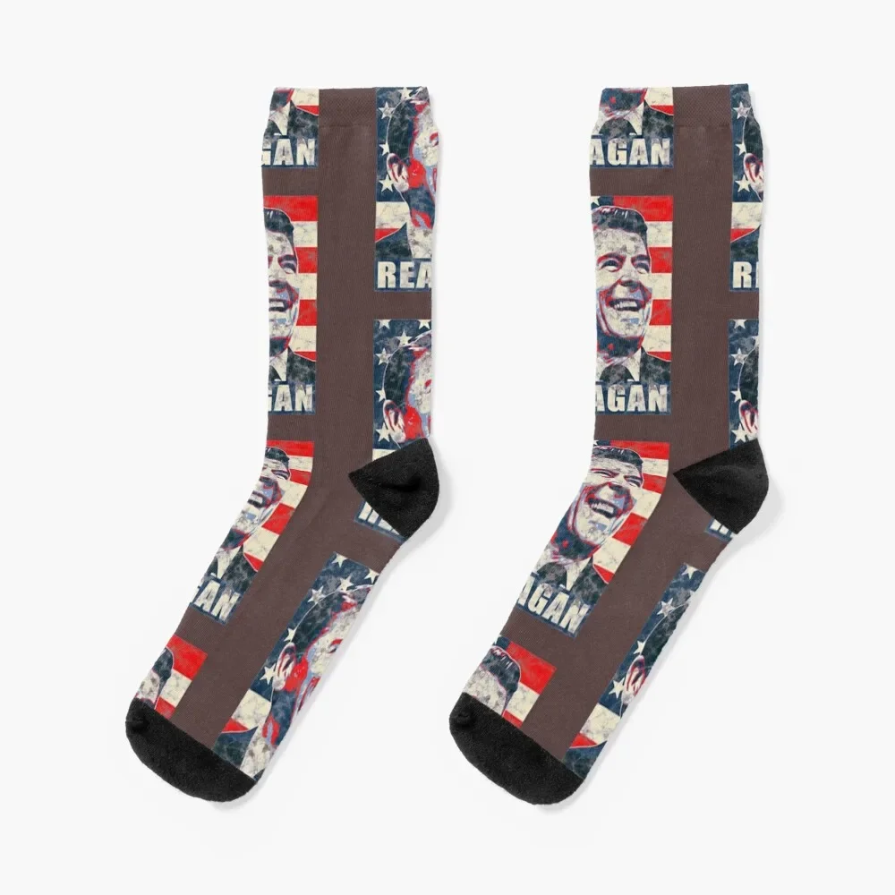 Ronald Reagan American vintage flag Socks Crossfit floor short professional running Man Socks Women's
Ronald Reagan American vintage flag Socks Crossfit floor short professional running Man Socks Women's