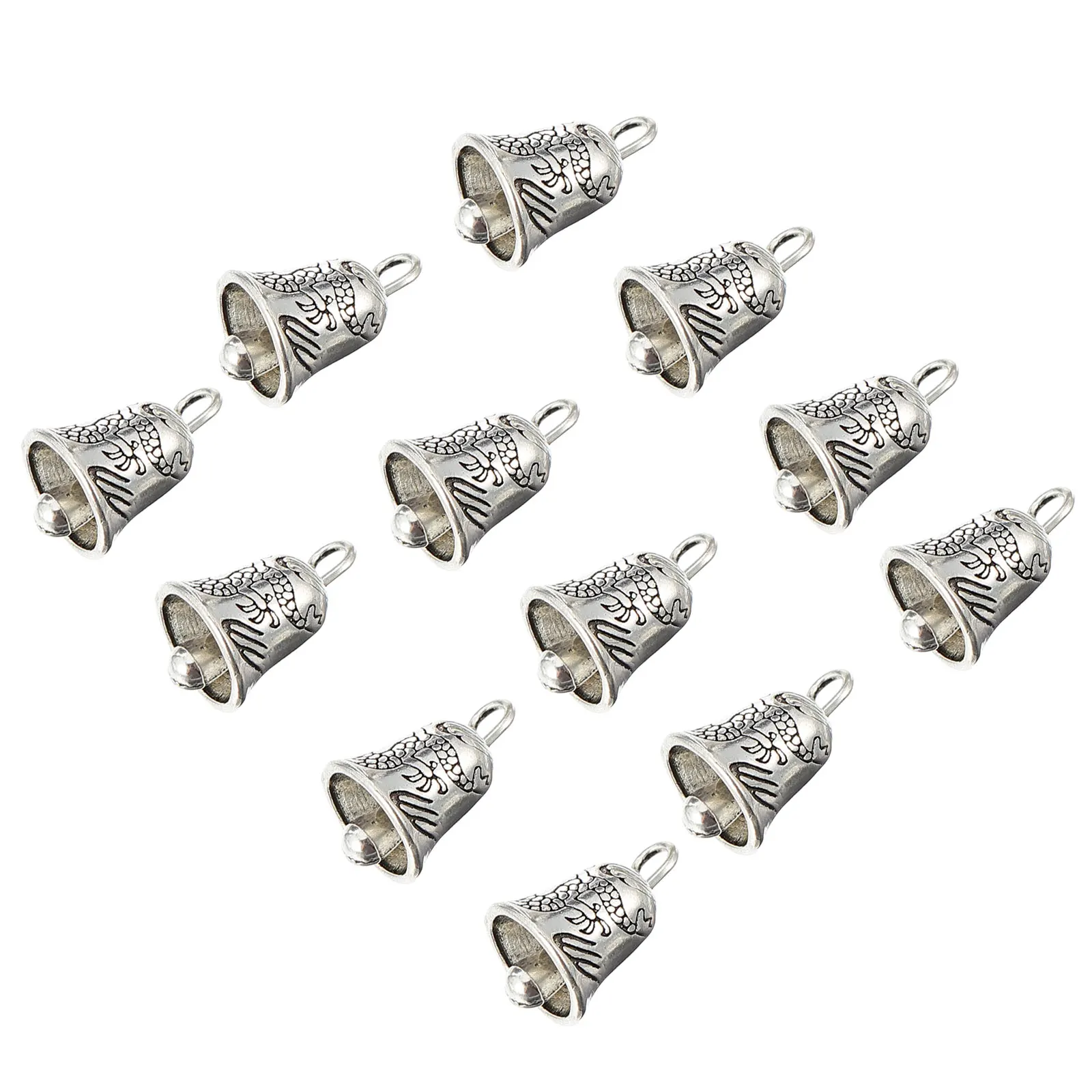 20pcs Bell Pendants Alloy Hanging Ornaments DIY Jewelry Accessories Vintage Design Necklace Bracelet Earrings Collocation Gifts
20pcs Bell Pendants Alloy Hanging Ornaments DIY Jewelry Accessories Vintage Design Necklace Bracelet Earrings Collocation Gifts