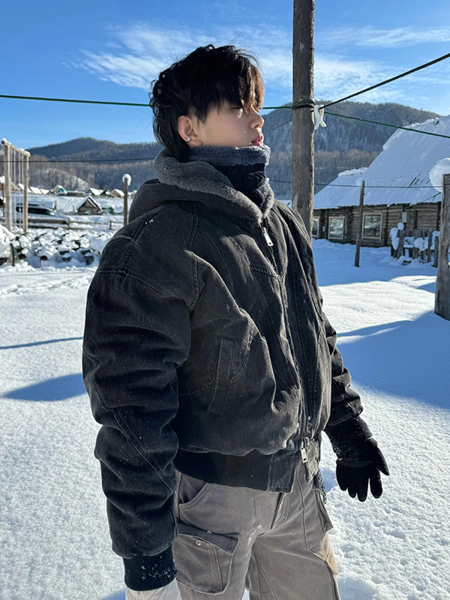 Утепленная мужская зимняя куртка с капюшоном в американском уличном стиле, из утолщенного полиэстера, на молнии, однотонная
Утепленная мужская зимняя куртка с капюшоном в американском уличном стиле, из утолщенного полиэстера, на молнии, однотонная