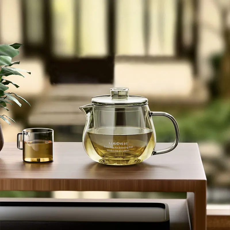 Thickened,High-Temperature Resistant,Premium Gray Transparent Glass Tea Pot,500ml Large Capacity with Inner Filter Glass Teapot
Thickened,High-Temperature Resistant,Premium Gray Transparent Glass Tea Pot,500ml Large Capacity with Inner Filter Glass Teapot