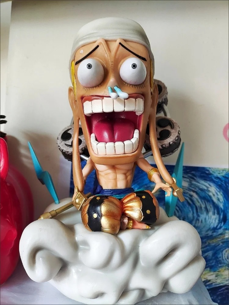 21 см аниме One Piece Handmade Thunder God, поразительное и удивленное выражение, модель Gk ручной работы для детей, декоративное украшение, подарок
21 см аниме One Piece Handmade Thunder God, поразительное и удивленное выражение, модель Gk ручной работы для детей, декоративное украшение, подарок