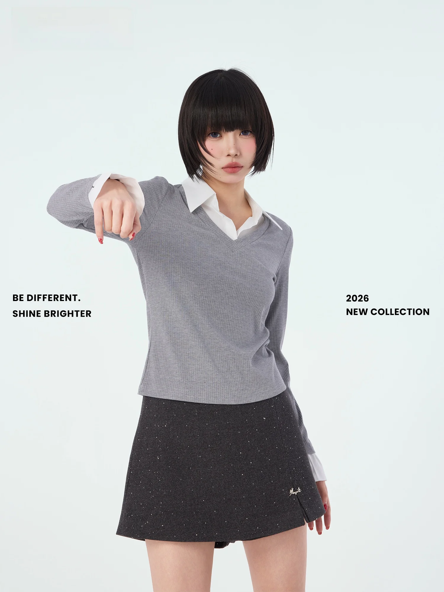 Новинка Didimax: Весенний белый свитер с контрастным воротником и вставками, женский приталенный повседневный вязаный свитер с длинными рукавами
Новинка Didimax: Весенний белый свитер с контрастным воротником и вставками, женский приталенный повседневный вязаный свитер с длинными рукавами