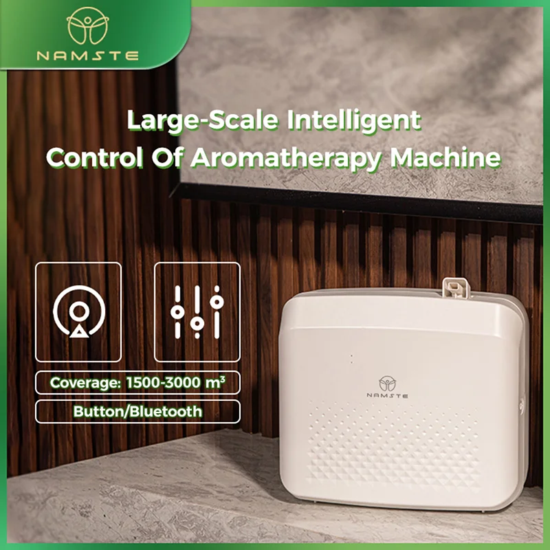 NAMSTE Essential Oils Diffuser Advanced Smart Bluetooth Control 3000m³ Coverage Aroma Diffuser PP Material Home Hotel Appliance
NAMSTE Essential Oils Diffuser Advanced Smart Bluetooth Control 3000m³ Coverage Aroma Diffuser PP Material Home Hotel Appliance