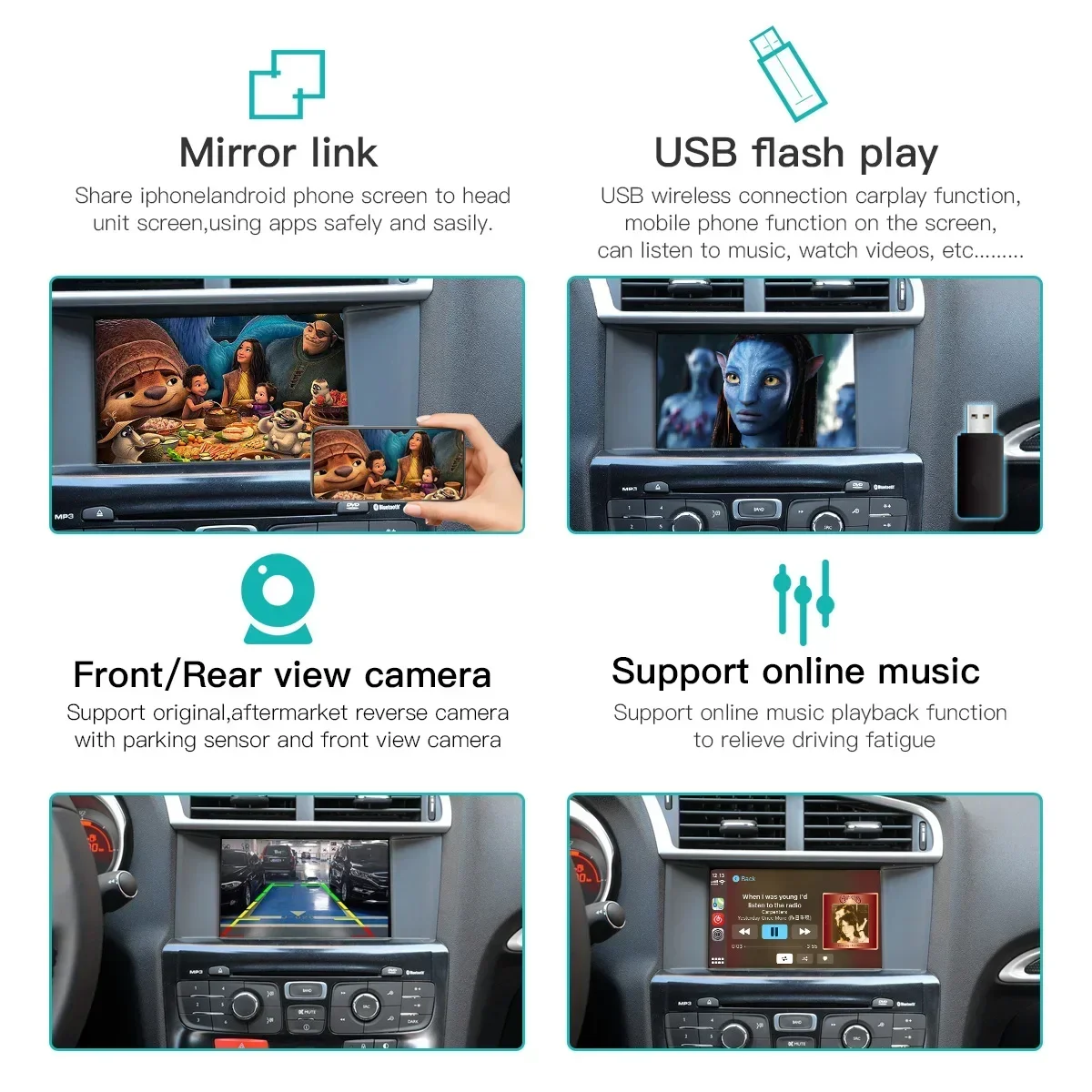 2025 Hot Sell Screen Wireless Android Auto Interface for Peugeot Citroen SMEG NAC System 3008 508 Apple CarPlay Modular
2025 Hot Sell Screen Wireless Android Auto Interface for Peugeot Citroen SMEG NAC System 3008 508 Apple CarPlay Modular