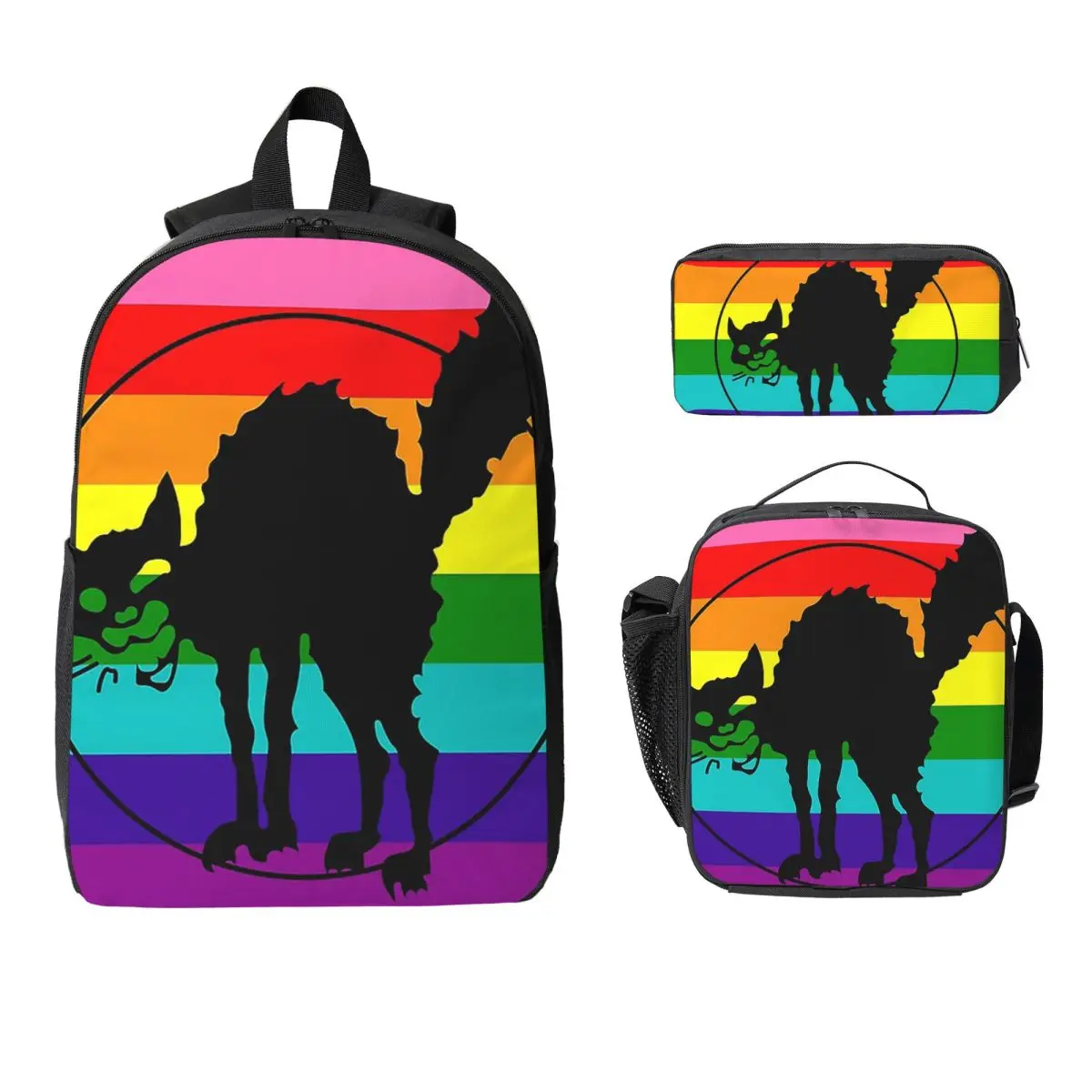 Anarchist Black Cat Flag Backpack Boys Girls BookBag School Bag Computer Shoulder Bags 3ps Insulated Lunch Bag Pencil Case
Anarchist Black Cat Flag Backpack Boys Girls BookBag School Bag Computer Shoulder Bags 3ps Insulated Lunch Bag Pencil Case
