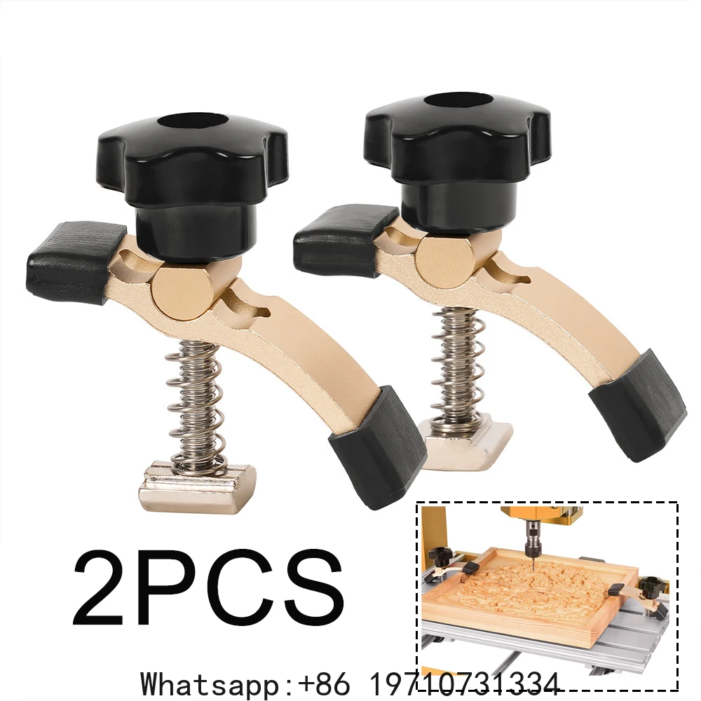 2PCS Mini Hold Down Clamp Kit CNC Router Clamp for Woodworking and Metalworking with 3018 CNC Router Machine
2PCS Mini Hold Down Clamp Kit CNC Router Clamp for Woodworking and Metalworking with 3018 CNC Router Machine