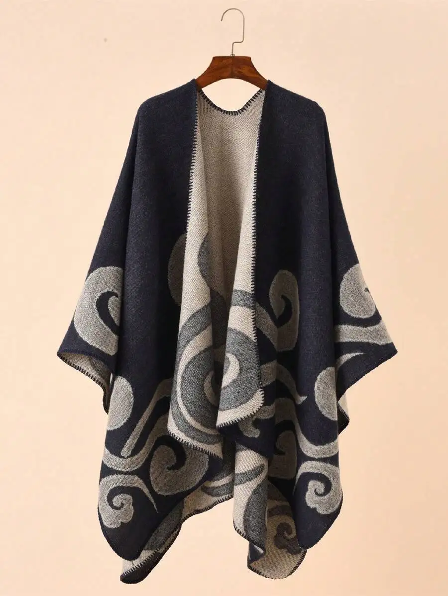 Womens Cloud Motif Poncho Shawl Scarf Soft Warm Casual Autumn Winter
Womens Cloud Motif Poncho Shawl Scarf Soft Warm Casual Autumn Winter