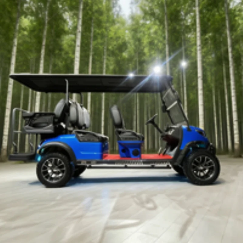 Электрический гольф-кар для улицы, 72В, литиевый, на заказ, комфортный, с кожаным сиденьем, подголовником и Bluetooth-колонками
Электрический гольф-кар для улицы, 72В, литиевый, на заказ, комфортный, с кожаным сиденьем, подголовником и Bluetooth-колонками