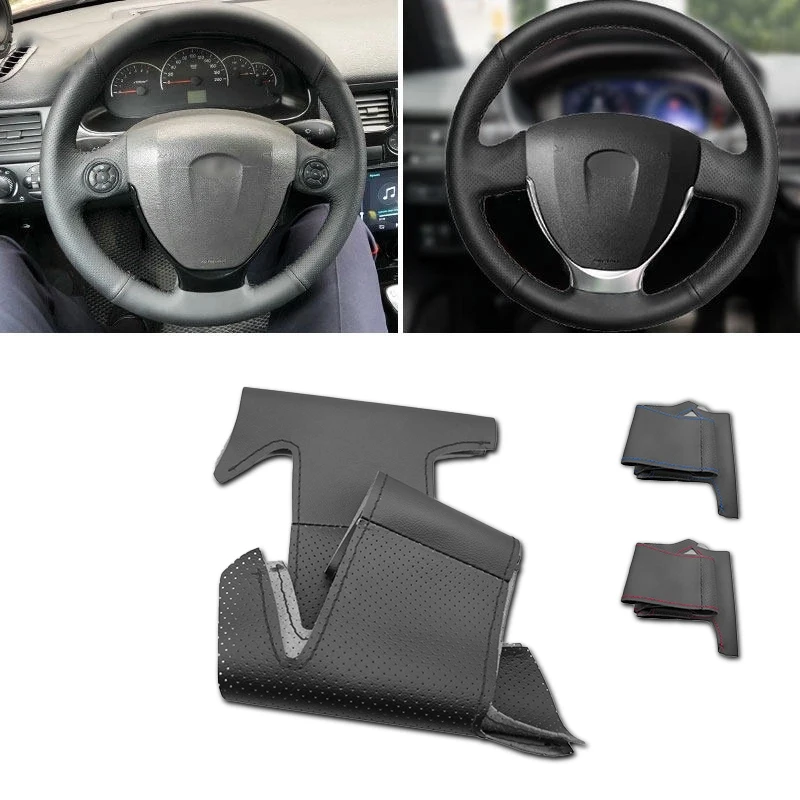 Hand Braid Car Steering Wheel Cover For Lada Granta 2018 2019 Priora 2 2013-2018 Kalina 2 Soft Perforated Microfiber Leather
Hand Braid Car Steering Wheel Cover For Lada Granta 2018 2019 Priora 2 2013-2018 Kalina 2 Soft Perforated Microfiber Leather