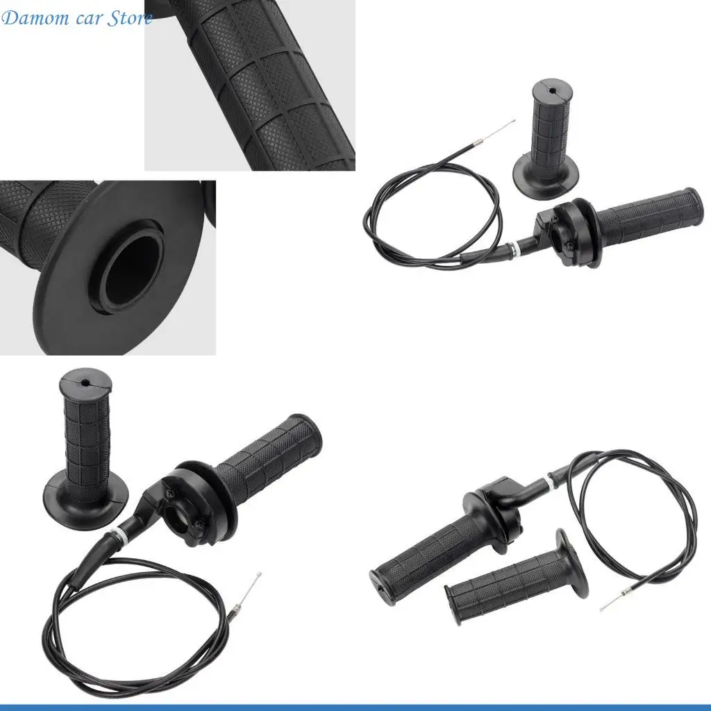 A2UC Throttle Grips & Cable for 50cc 110cc 125cc 150cc 250cc Dirt Bike Quad ATV Twist Accelerator Handle Grips and Bent Cable
A2UC Throttle Grips & Cable for 50cc 110cc 125cc 150cc 250cc Dirt Bike Quad ATV Twist Accelerator Handle Grips and Bent Cable