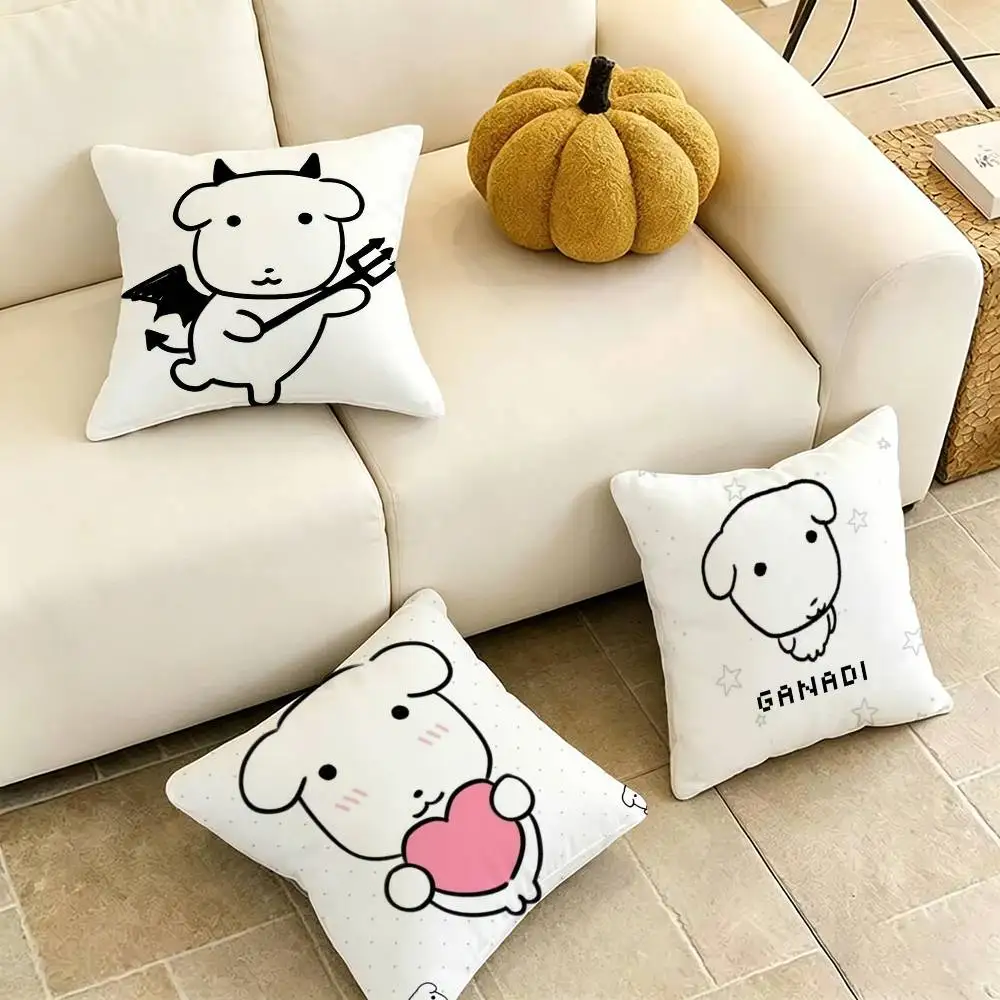 Cute Ganadi D-Dog Square Double-Sided printed Pillow Case Bedroom Bedside Pillow Sofa Cushion Cover Gift
Cute Ganadi D-Dog Square Double-Sided printed Pillow Case Bedroom Bedside Pillow Sofa Cushion Cover Gift
