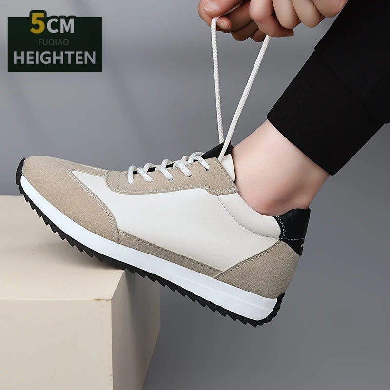 Мужские туфли-лифты, замшевые дышащие кроссовки с подъемом, скрытые каблуки 5 см, увеличивающие рост, спортивная обувь для женщин
Мужские туфли-лифты, замшевые дышащие кроссовки с подъемом, скрытые каблуки 5 см, увеличивающие рост, спортивная обувь для женщин