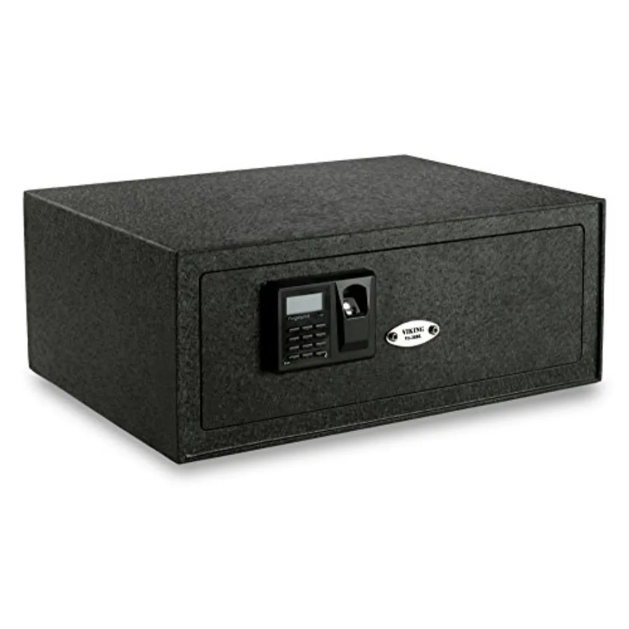 Heavy Duty Extra Wide Laptop Biometric Fingerprint Safe for home office use, steel construction, black finish, tamper-resistant
Heavy Duty Extra Wide Laptop Biometric Fingerprint Safe for home office use, steel construction, black finish, tamper-resistant