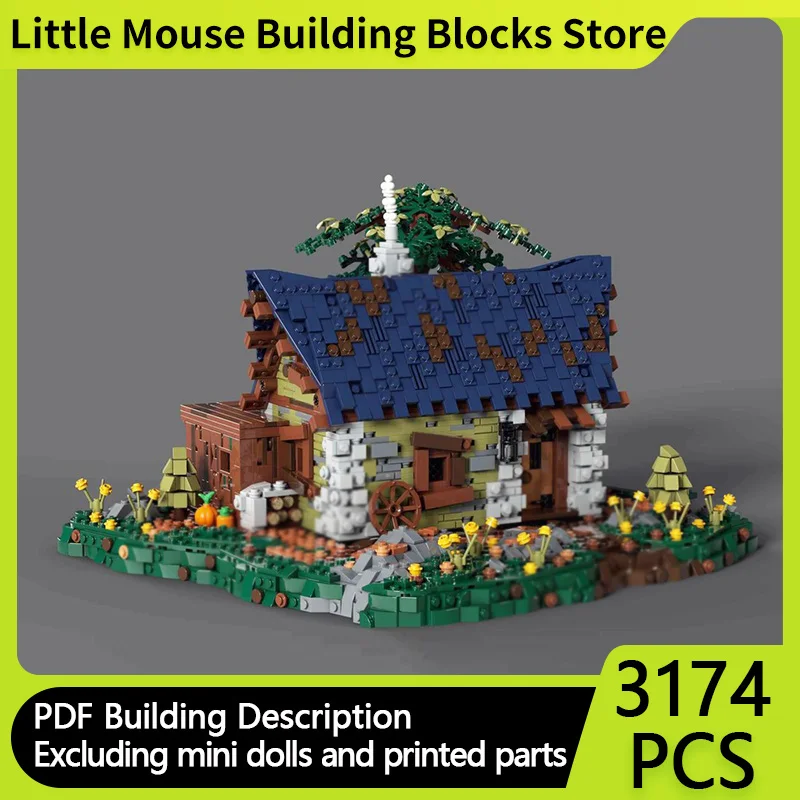 Medieval Castle Model MOC Building Bricks Forest Cottage Shelter Modular Technology Gifts Holiday Assemble Children Toys Suit
Medieval Castle Model MOC Building Bricks Forest Cottage Shelter Modular Technology Gifts Holiday Assemble Children Toys Suit