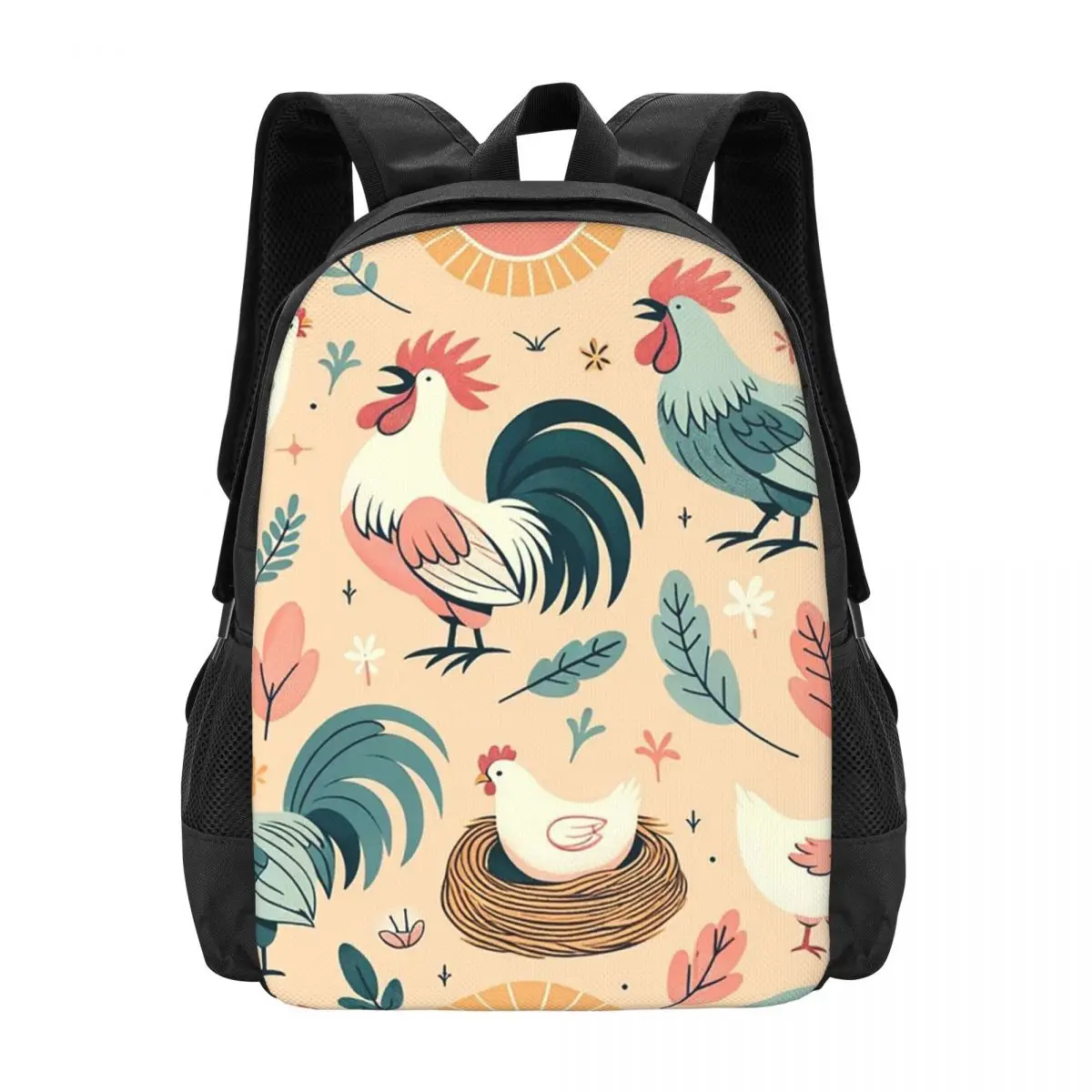Rooster Chicken And Hen Pattern Backpack Hot Sale Daypack Large Capacity Kids BookBag School Bag Shoulder Bags for Men Women
Rooster Chicken And Hen Pattern Backpack Hot Sale Daypack Large Capacity Kids BookBag School Bag Shoulder Bags for Men Women