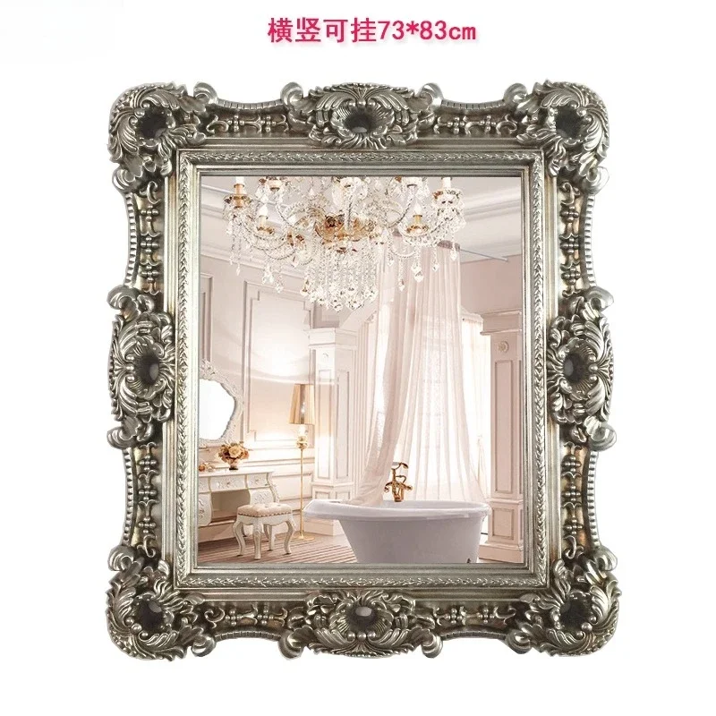 Wall-Mounted Bathroom Vanity Square Mirror Makeup Beauty Salon Store Wall Decorative Mirror Frame
Wall-Mounted Bathroom Vanity Square Mirror Makeup Beauty Salon Store Wall Decorative Mirror Frame