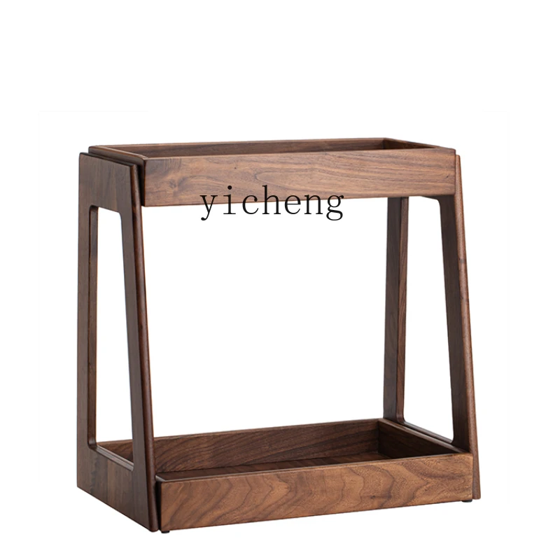 XL Black Walnut Wooden Table Multi-Layer Storage Rack Solid Wood Tea Set Stand Organizing Rack Bookshelf
XL Black Walnut Wooden Table Multi-Layer Storage Rack Solid Wood Tea Set Stand Organizing Rack Bookshelf