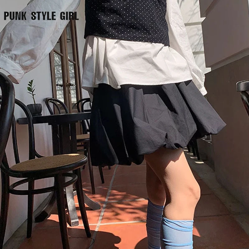 2024 High Street Women Lantern Mini Skirts Summer Casual Loose Fitting Sweet Girls Y2K Elastic Waist Solid Short Puffball Skirt
2024 High Street Women Lantern Mini Skirts Summer Casual Loose Fitting Sweet Girls Y2K Elastic Waist Solid Short Puffball Skirt