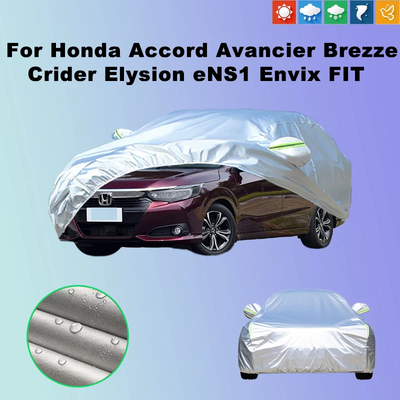 For Honda Accord Brezze Civic Crider Elysion eNS1 Envix FIT Car Cover Windproof Dustproof for Outdoor Parking with Storage Bag
For Honda Accord Brezze Civic Crider Elysion eNS1 Envix FIT Car Cover Windproof Dustproof for Outdoor Parking with Storage Bag