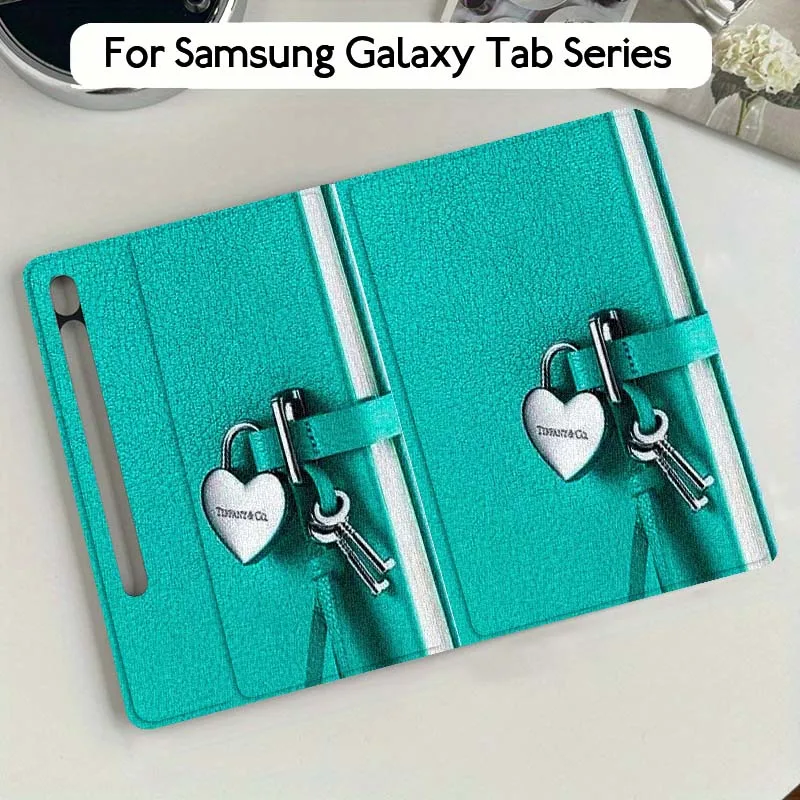 Чехол-блокнот с замком-сердцем для Samsung Galaxy Tab S10 S9 S8 S7 FE Lite, мягкий, гибкий, с поддержкой планшета, подарок
Чехол-блокнот с замком-сердцем для Samsung Galaxy Tab S10 S9 S8 S7 FE Lite, мягкий, гибкий, с поддержкой планшета, подарок