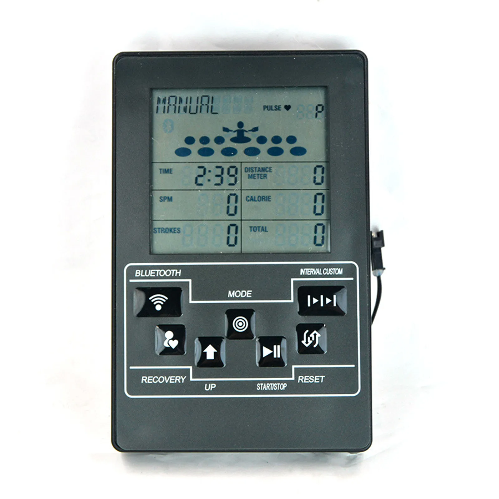 Rowing Machine Monitor Speedometer Counter with Bluetooth APP Fitness Equipment Display Electronic Watch
Rowing Machine Monitor Speedometer Counter with Bluetooth APP Fitness Equipment Display Electronic Watch
